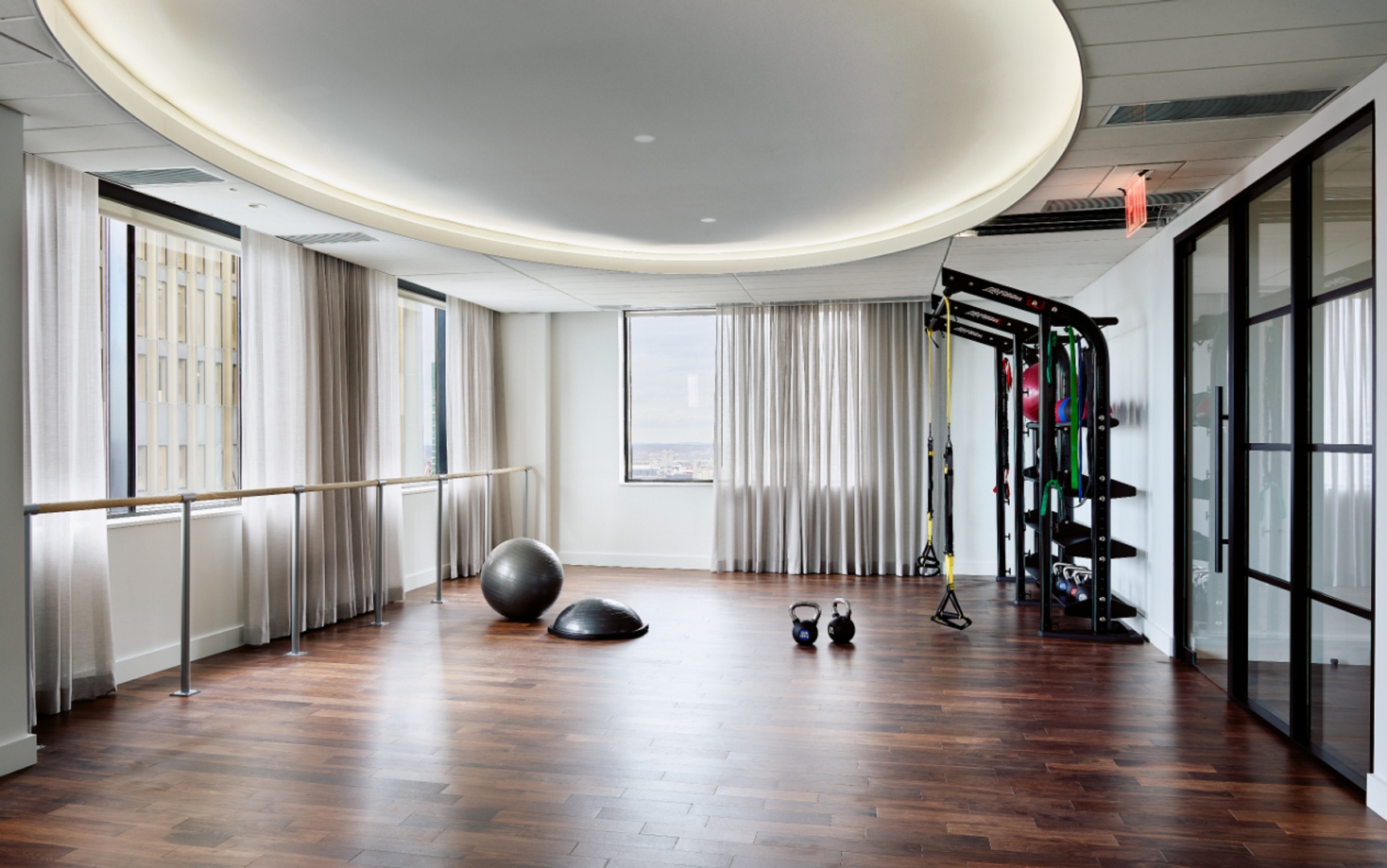 Yoga studio.