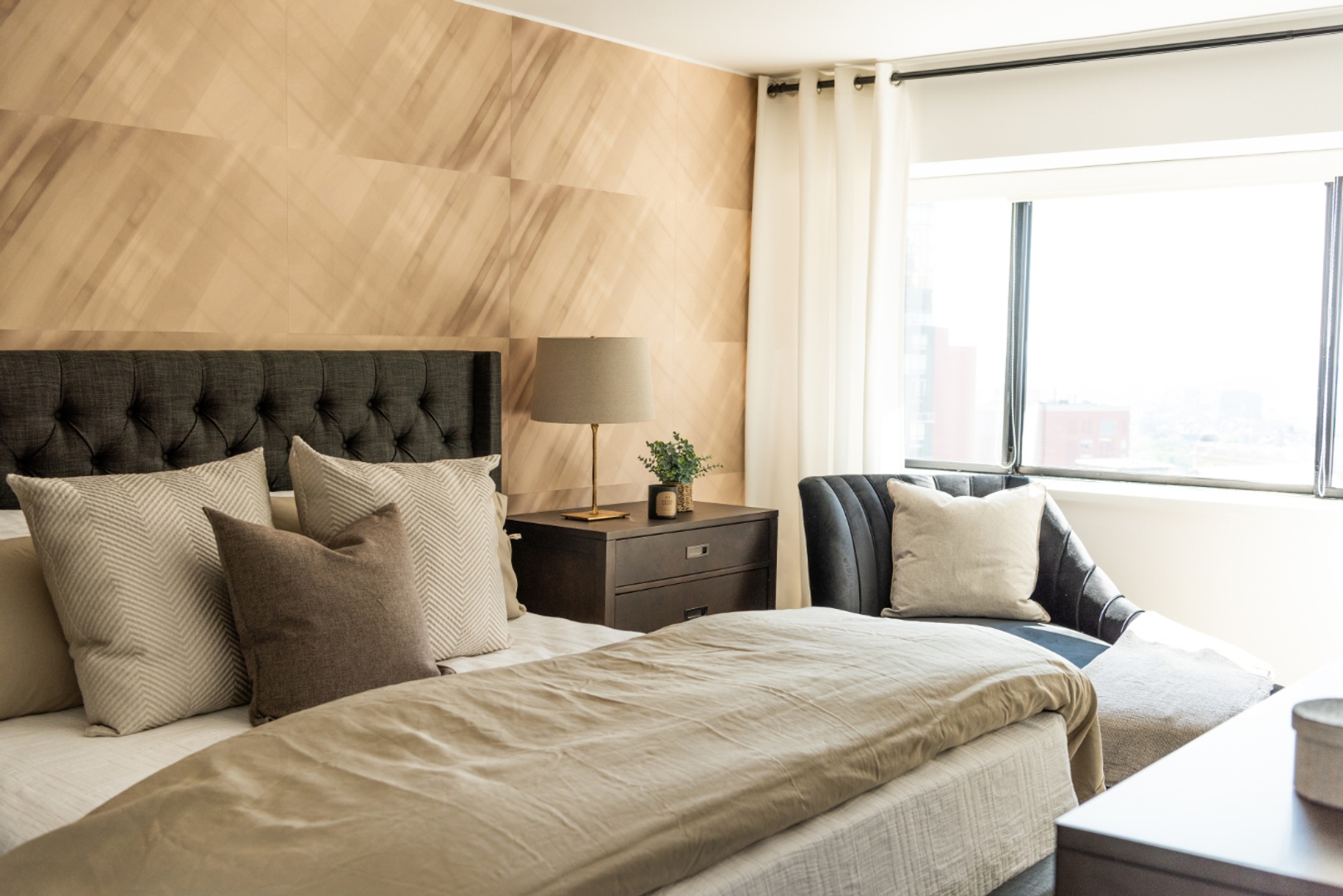 Two bedroom primary bedroom.